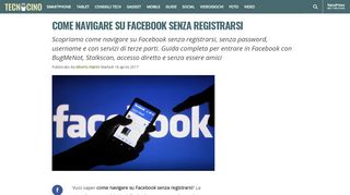
                            8. Come navigare su Facebook senza registrarsi | Tecnocino