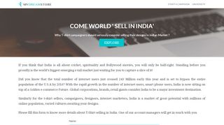 
                            9. Come World ' Sell in India' - My Dream Store