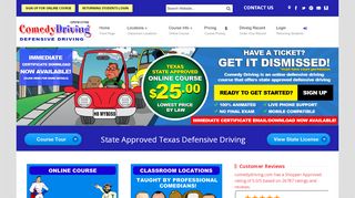 
                            7. Comedy Driving: $25 - Texas Defensive Driving Online Course