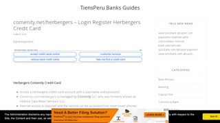 
                            3. comenity.net/herbergers – Login Register Herbergers Credit ...