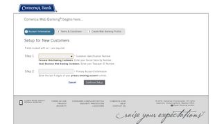 
                            5. Comerica Web Banking - Login