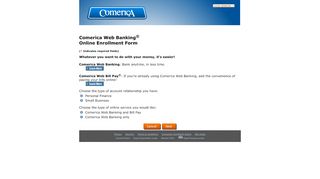 
                            4. Comerica Web Banking