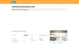 
                            7. Comerica.netxinvestor.com: Comerica Securities - …