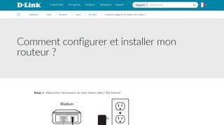 
                            8. Comment configurer et installer mon routeur ? | D-Link France