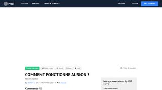 
                            6. COMMENT FONCTIONNE AURION ? by ISIT ISIT2 on Prezi