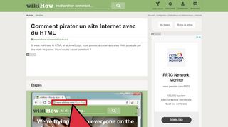 
                            1. Comment pirater un site Internet avec du HTML: 8 étapes