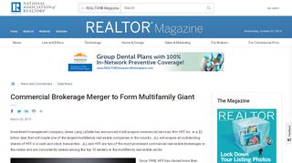 
                            8. Commercial Brokerage Merger to Form Multifamily Giant | Realtor ...