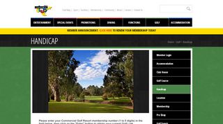 
                            1. Commercial Club Albury > Golf > Handicap | Commercial Club Albury