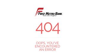 
                            8. Commercial Online Banking - First Metro Bank