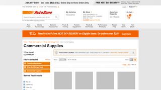 
                            5. Commercial Supplies - AutoZone.com