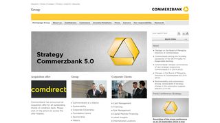 
                            8. Commerzbank AG - Commerzbank Homepage