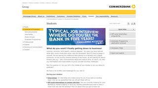 
                            8. Commerzbank AG - Students