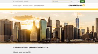 
                            3. Commerzbank’s presence in the USA - Commerzbank