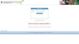 
                            4. Commissionerate of Taxes - Dealer Login Page