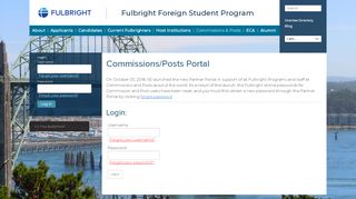 
                            3. Commissions & Posts - Fulbright Foreign Student Program