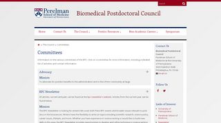 
                            4. Committees - Perelman School of Medicine - University of Pennsylvania