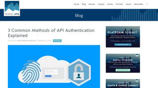 
                            1. Common Methods of API Authentication - nordicapis.com