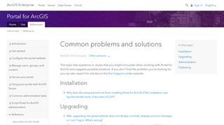 
                            6. Common problems and solutions—Portal for ArcGIS (10.4.1) | ArcGIS ...