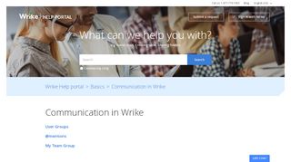 
                            6. Communication in Wrike – Wrike Help portal