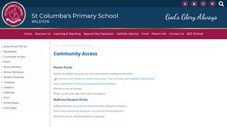 
                            4. Community Access - St Columba's Primary School Wilston