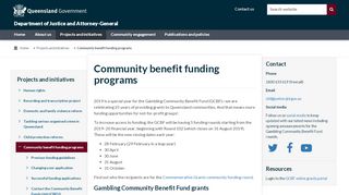 
                            3. Community benefit funding programs | Department of Justice and ...