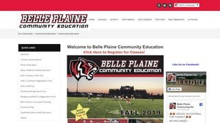 
                            9. Community Education - Belle Plaine Public Schools