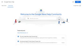 
                            3. Community forum - Google News Help