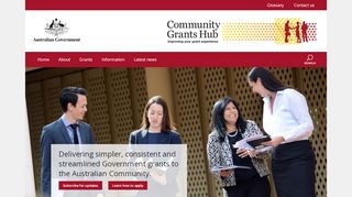 
                            11. Community Grants Hub: Home