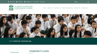 
                            3. Community Login - SJI International