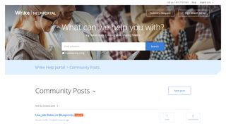 
                            3. Community Posts - Wrike Help portal