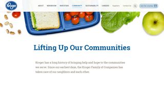 
                            5. Community - The Kroger Co.