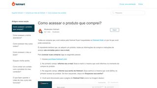 
                            11. Como acessar o produto que comprei? – Suporte Hotmart