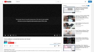 
                            8. Como alterar o e-mail de domínio do Gmail - YouTube