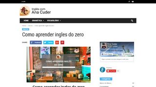 
                            2. Como aprender ingles do zero - Inglês com Ana Cuder