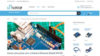 
                            1. Como comunicar com o Arduino Ethernet Shield W5100 ...