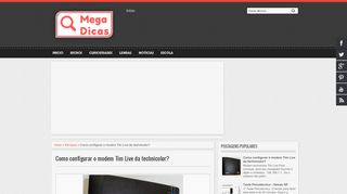 
                            4. Como configurar o modem Tim Live da technicolor? | Mega ...