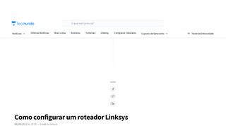 
                            7. Como configurar um roteador Linksys - TecMundo