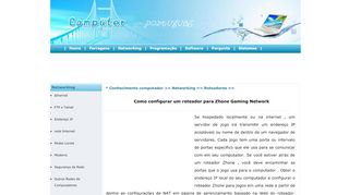 
                            3. Como configurar um roteador para Zhone Gaming Network