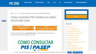 
                            7. Como consultar PIS: Confira seu Saldo PIS/PASEP 2019