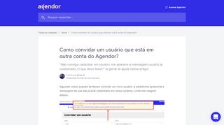 
                            3. Como convidar um usuário que está ... - ajuda.agendor.com.br