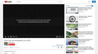 
                            3. Como criar seu email @aedu.com na FAC - YouTube