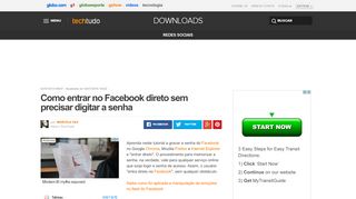 
                            8. Como entrar no Facebook direto sem precisar digitar a ...