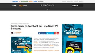 
                            4. Como entrar no Facebook em uma Smart TV Samsung