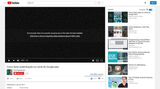 
                            5. Como fazer autenticação na conta do Google play - YouTube