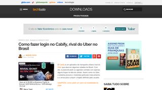 
                            6. Como fazer login no Cabify, rival do Uber no Brasil ...