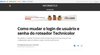 
                            1. Como mudar o login de usuário e senha do roteador ...