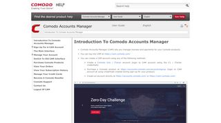 
                            8. Comodo Accounts Manager v 0.5 - Introduction, Account Management ...