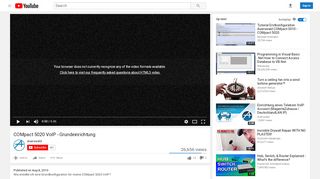 
                            2. COMpact 5020 VoIP - Grundeinrichtung - YouTube