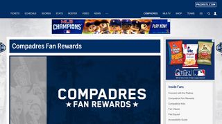 
                            2. Compadres Fan Rewards | San Diego Padres - MLB.com