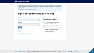 
                            8. Companies House - Sign in
